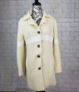 Tara Vao button front jacket pockets size medium